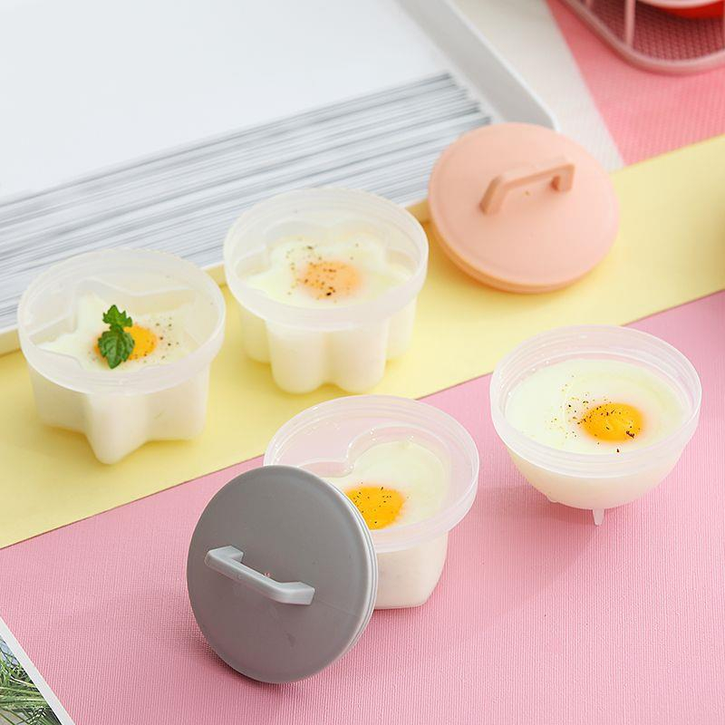 創意可愛煮蛋器異形蒸蛋鍋煮蛋模具帶蓋兒童早餐便當機廚房烹飪工具