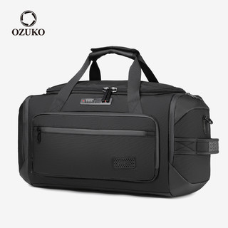 Ozuko 大容量旅行包帶鞋袋男士防水健身包