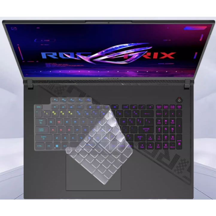 Tpu 鍵盤保護套適用於華碩遊戲 ROG Strix G18 (2023) G814 G814J 保護膜防塵防水