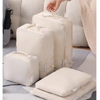日式簡約行李收納袋 短途旅行收納袋 可壓縮旅行收納包 背包衣物收納袋 旅行收納 行李收納 行李箱收納