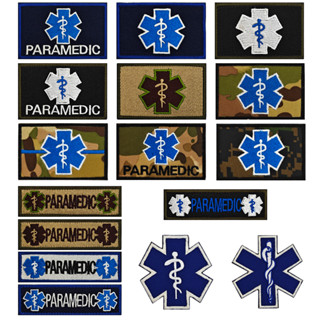 生命之星PARAMEDIC蛇仗刺繡魔術貼補丁服裝配飾布貼