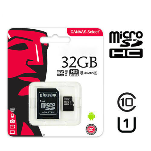 金士頓 TF 卡 Class 10 存儲卡 16GB 32GB 64GB 128GB 256GB Micro SDHC