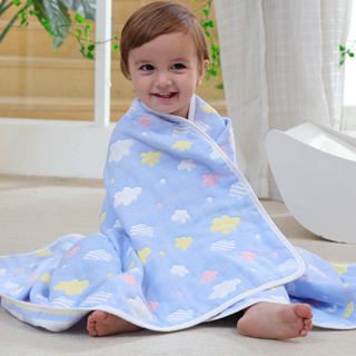 兒童純棉紗布被 紗布巾 六層紗紗布被 吸水兒童被 嬰童浴巾 洗澡巾 兒童蓋被 包巾