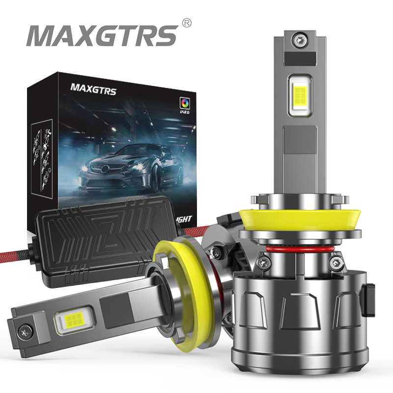 Maxgtrs 2x 超亮汽車 LED 大燈 Canbus 燈泡 26000LM H1 H7 9005 HB3 H8 H