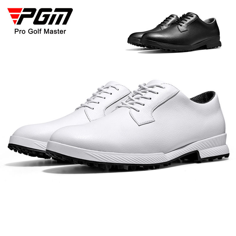 PGM 新品高爾夫球鞋男士新英倫風運動男鞋專利防側滑鞋釘防水 XZ270