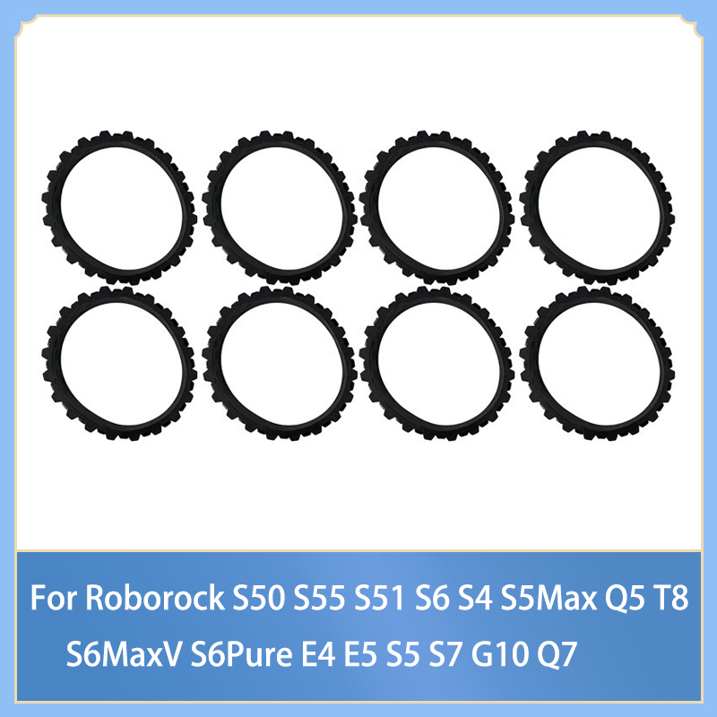 輪皮輪胎皮圈 For Roborock S50 S55 S51 S6 S4 S5Max S6MaxV S6Pure E4