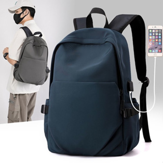 新款後背包15.6寸電腦包大容量男包USB接口手提包多功能包包休閒旅行商務包