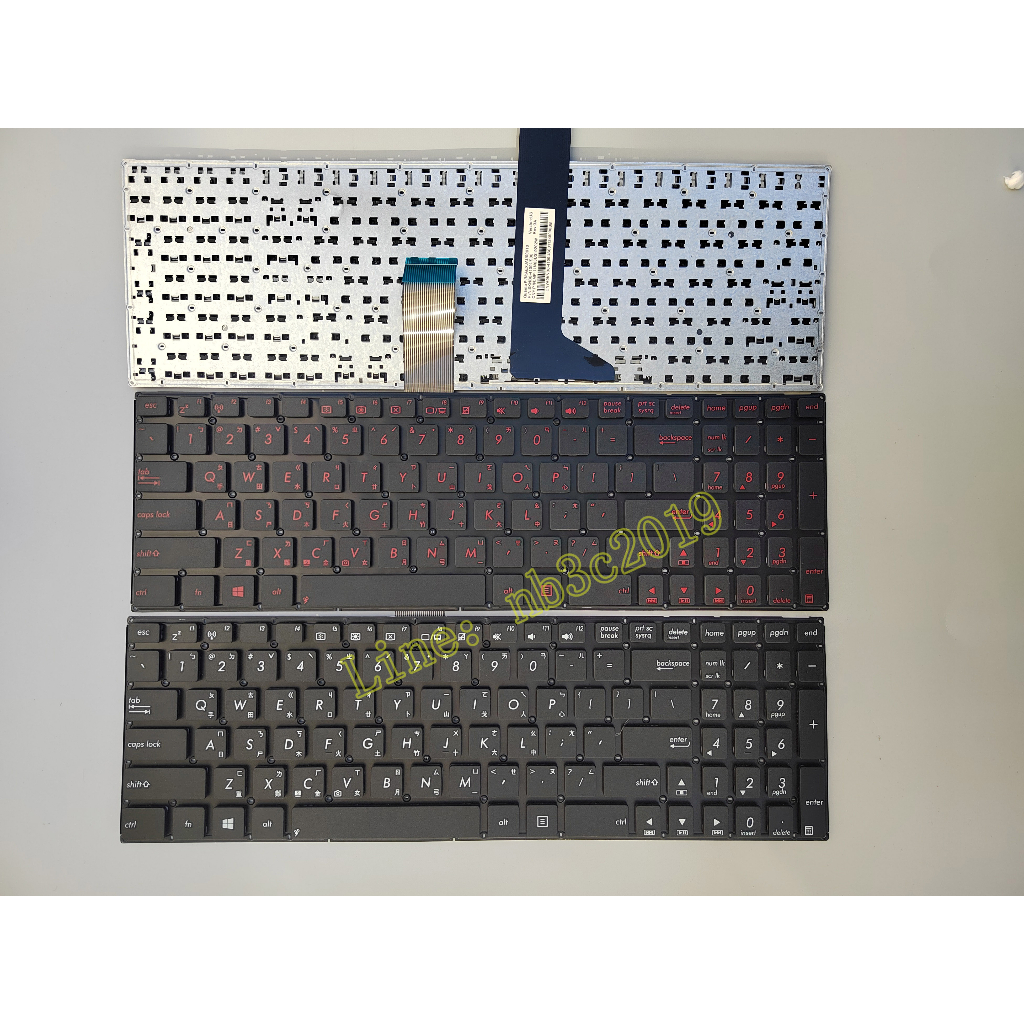 ASUS華碩X550 X550C X501 X502 K550 A550 Y581 X550V X552C 繁體中文鍵盤