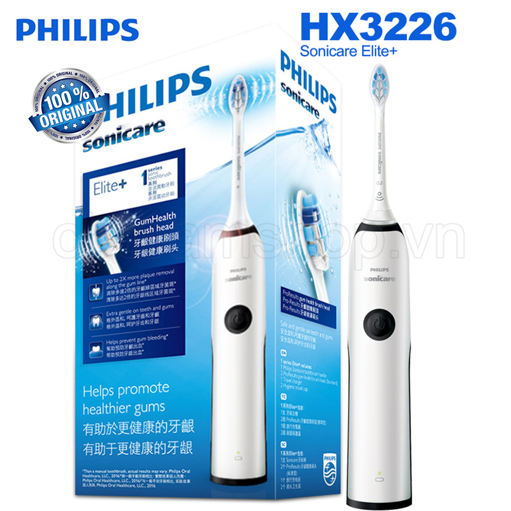 飛利浦 HX3226 電動牙刷 Carlyle Elite 可充電高級牙科護理牙刷智能定時器防水牙刷