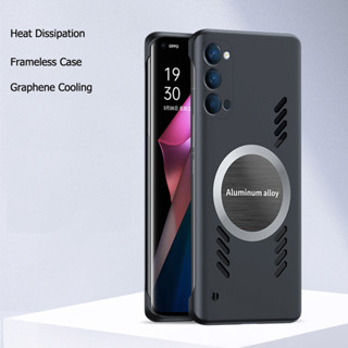 OPPO Reno4 手機殼 保護套 磁吸殼 散熱殼 無邊框硬殼