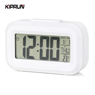 Kiprun 迷你鬧鐘、LED 背光、溫度日期顯示時鐘