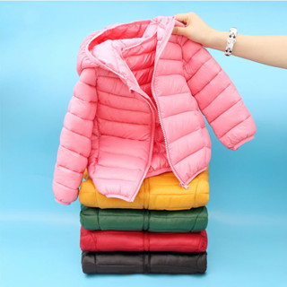 冬季保暖羽絨服連帽外套男童女童1-8歲時尚童裝