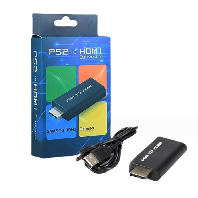 PS2 轉 HDMI 轉換器 PS2 TO HDMI 轉接器送HDMI線/供電線
