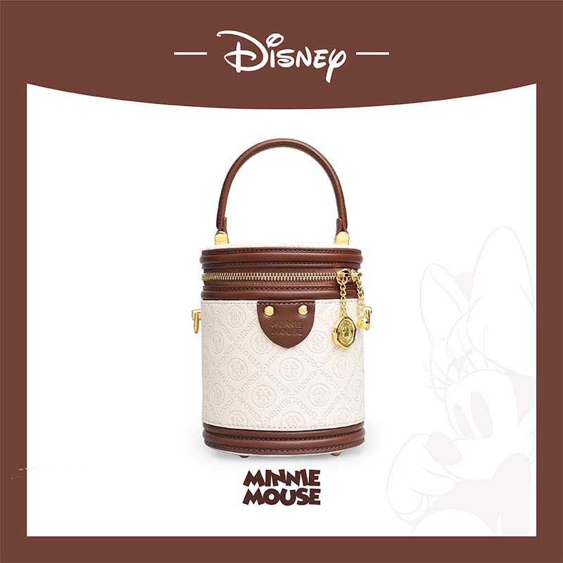 迪士尼包包 新款 發財桶包包 高級百搭質感水桶包 輕奢發財桶斜背包