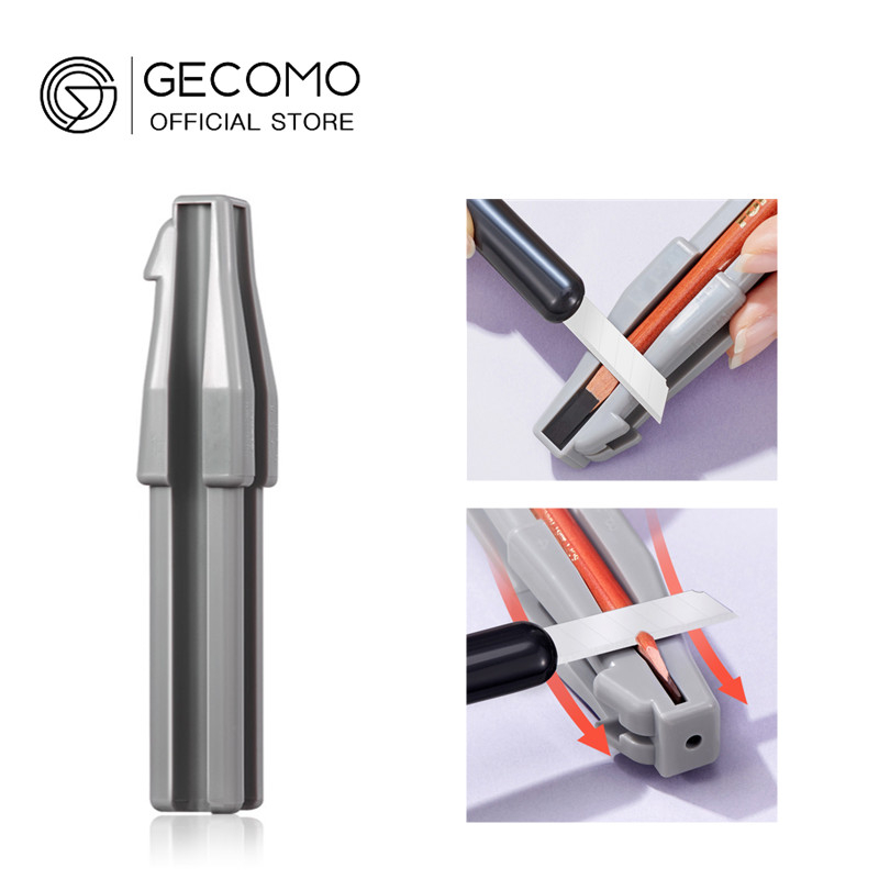 Gecomo 木製眉筆卷筆刀,打造纖細,自然眉毛,超細筆尖