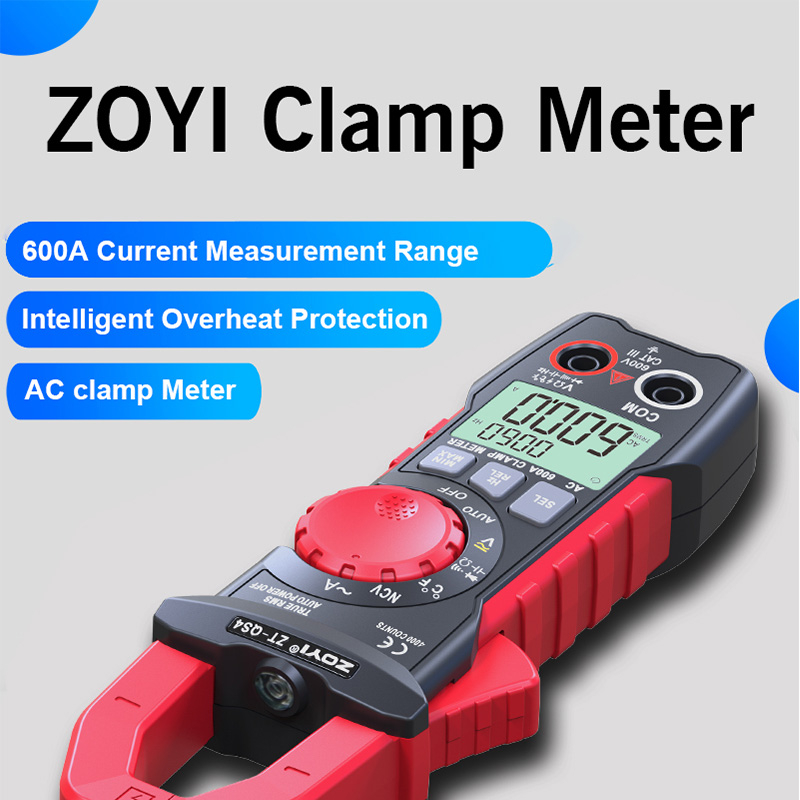 ZOYI 交流600A勾表ZT-QS4  數位電錶 鉗表 萬用電表 三用電錶 電流表
