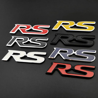 HONDA 三維金屬汽車字母適用於本田 RS 標誌 FIT 爵士思域 HRV Jade RS 標誌運動徽章前格柵後備箱貼