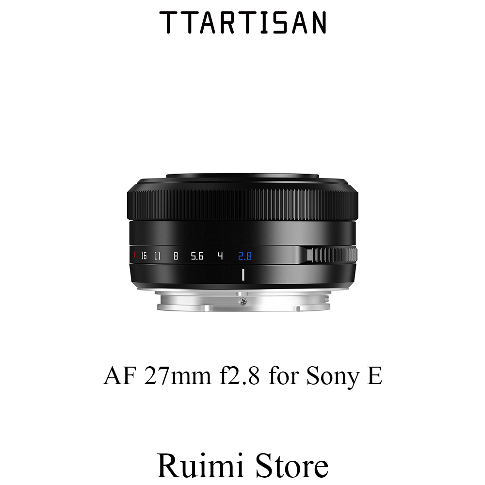 Ttartisan 27mm f2.8 自動對焦 APS-C 鏡頭適用於索尼 E 卡口無反光鏡相機 A7M3 A6000