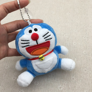 現貨 12cm 哆啦A夢 Doraemon 機器貓 叮噹貓 鑰匙鏈 填充毛絨玩具公仔娃娃抱枕房間裝飾兒童生日聖誕禮物