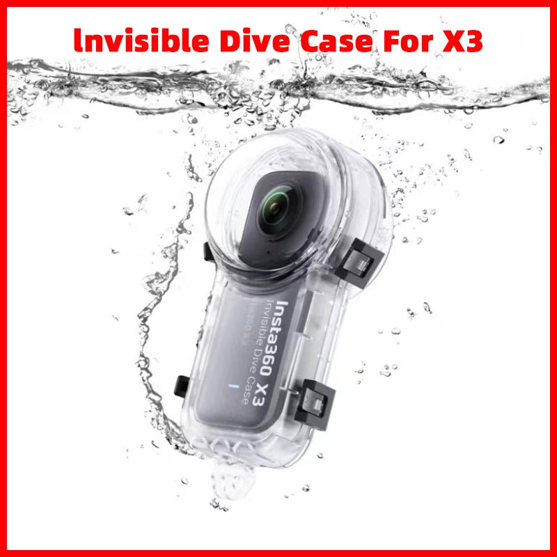 Orig Insta360 X3 隱形潛水殼水下殼一個X3保護防水殼