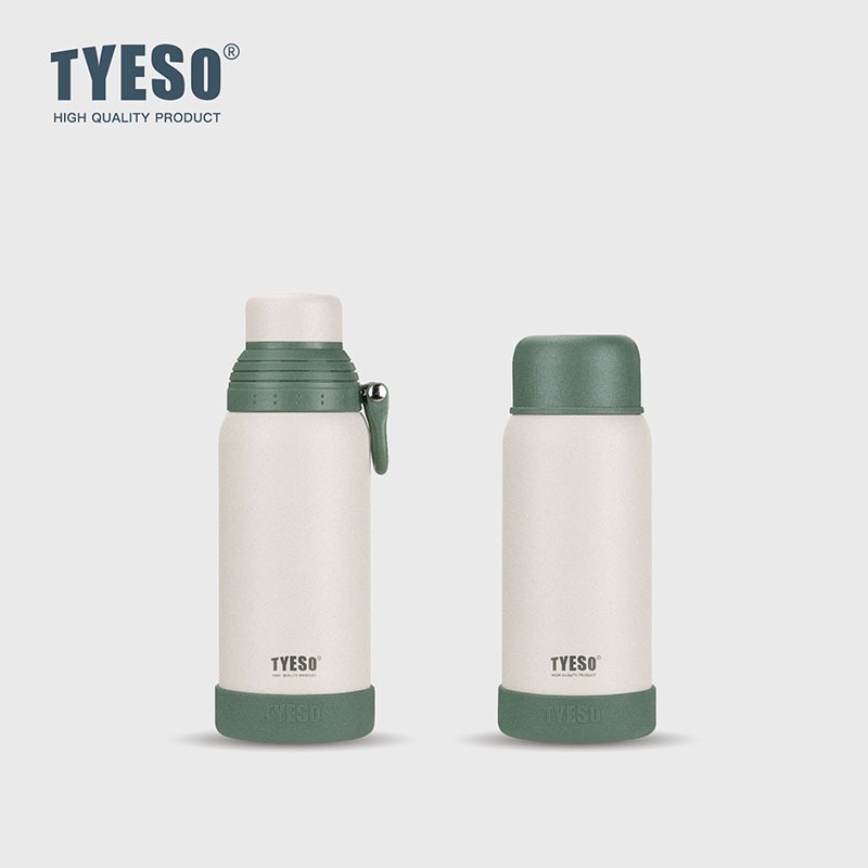 TYESO TS-8849/TS-8850 530ml/750ml 真空保溫杯不銹鋼保溫杯兩蓋真空保溫瓶冷熱保溫瓶