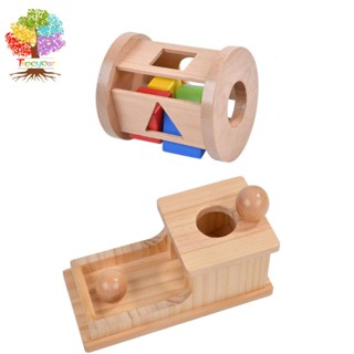 Montessori Object Treeyea Permanence Box, Montessori Object