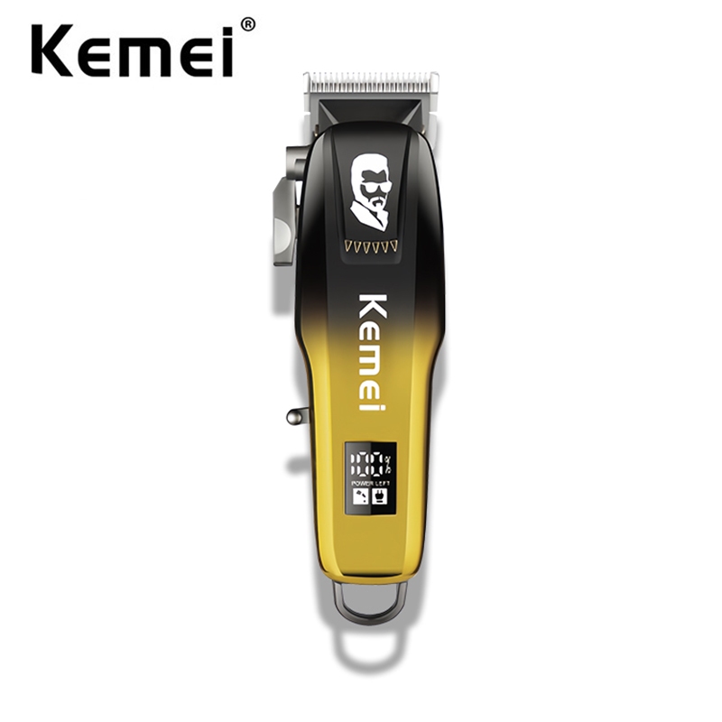 KEMEI 科美男士理髮器理髮器專業無繩充電式理髮器方便在家理髮剪髮機