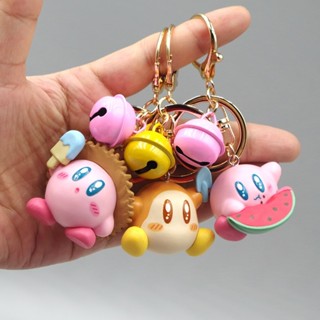 現貨 3款整套 任天堂遊戲 星之卡比 Kirby 瓦多迪 鈴鐺鑰匙扣 夏日炎炎西瓜 Q版公仔人偶模型玩具手辦擺件娃娃禮物