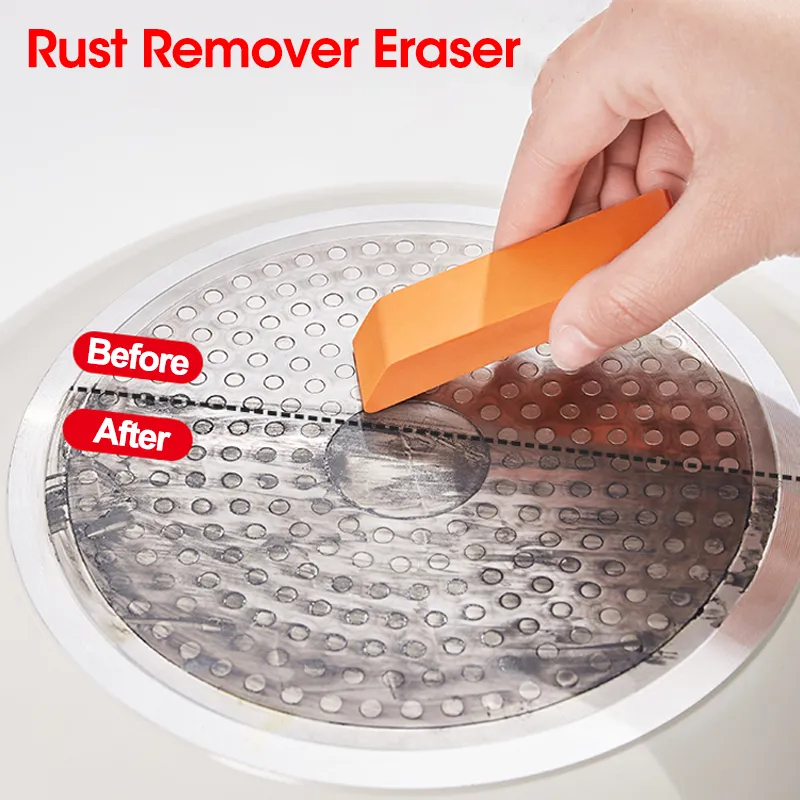 簡易水垢橡皮擦浴室玻璃除鏽劑橡皮擦家用廚房清潔工具鍋垢除鏽刷
