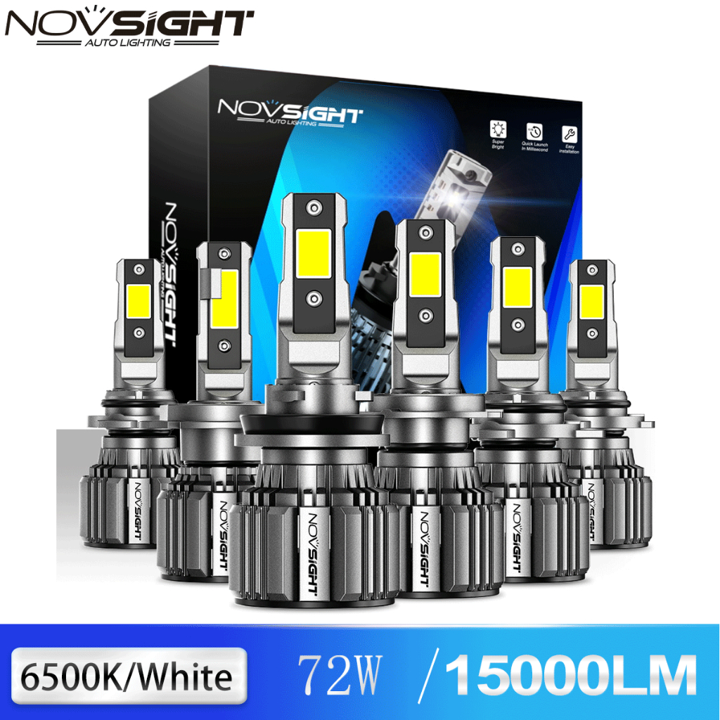 Novsight N74 LED 汽車大燈 H1 H3 H4 H11 H7 9005 9006 9012 小尺寸 650
