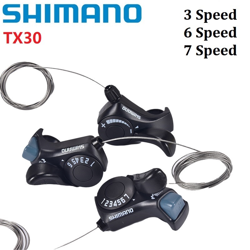 Shimano TOURNEY SL TX30 變速桿 3/6/7/18/21 速 MTB 拇指變速桿組