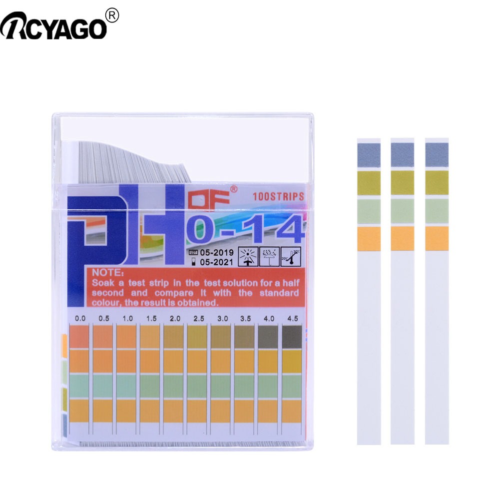 100 件 pH 條測試指示劑試紙高級石蕊試紙非常適合測試 pH 水位