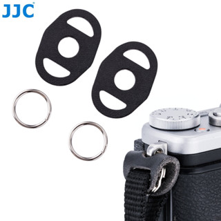 JJC 肩帶環 腕帶環 相機背帶孔轉接金屬圓環 Canon Sony 富士 Nikon 理光數位相機等 附贈防刮保護皮