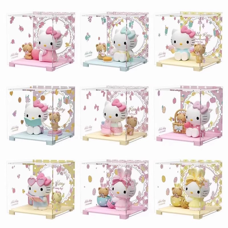 Hello kitty 甜心玩伴系列 凱蒂貓 三麗鷗 微盒 盲盒 盒玩 手辦 擺件 公仔 玩具 萬聖節禮物