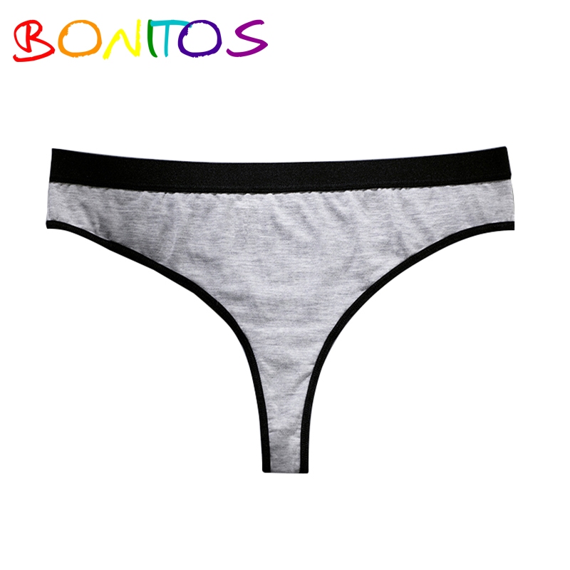 Bonitos 1 件印花女式丁字褲高腰女內褲加大碼內褲