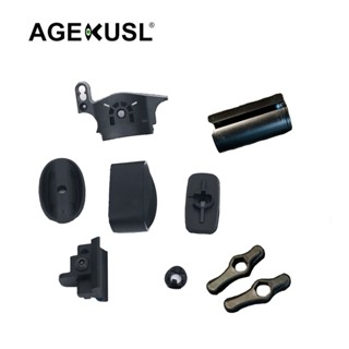 Agekusl 自行車後減震器塑膠鏈捕手換檔剎車線支架用於 Brompton Pline Tline 折疊自行車配件