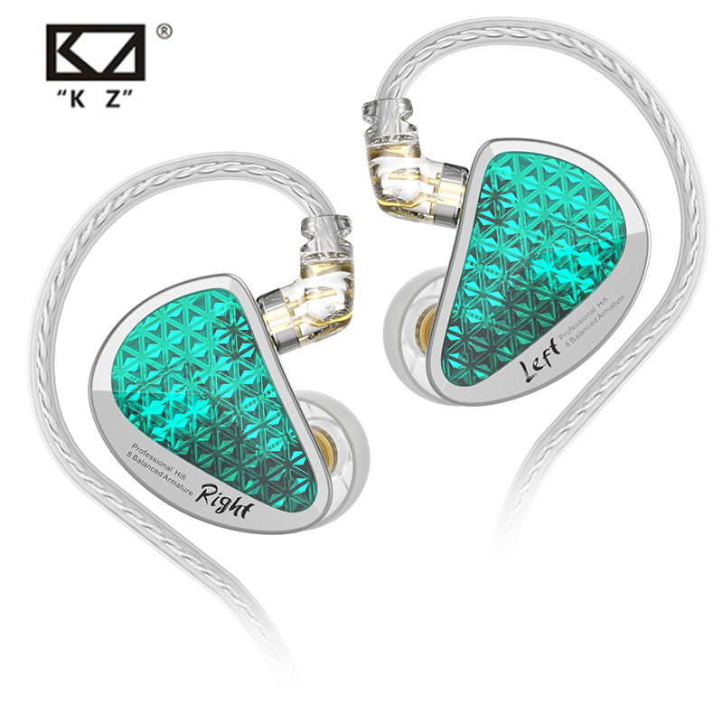 原裝現貨 KZ-AS16 PRO八單元純動鐵入耳式耳機hifi監聽人聲器樂女毒耳塞 手機通用 可換線運動耳機