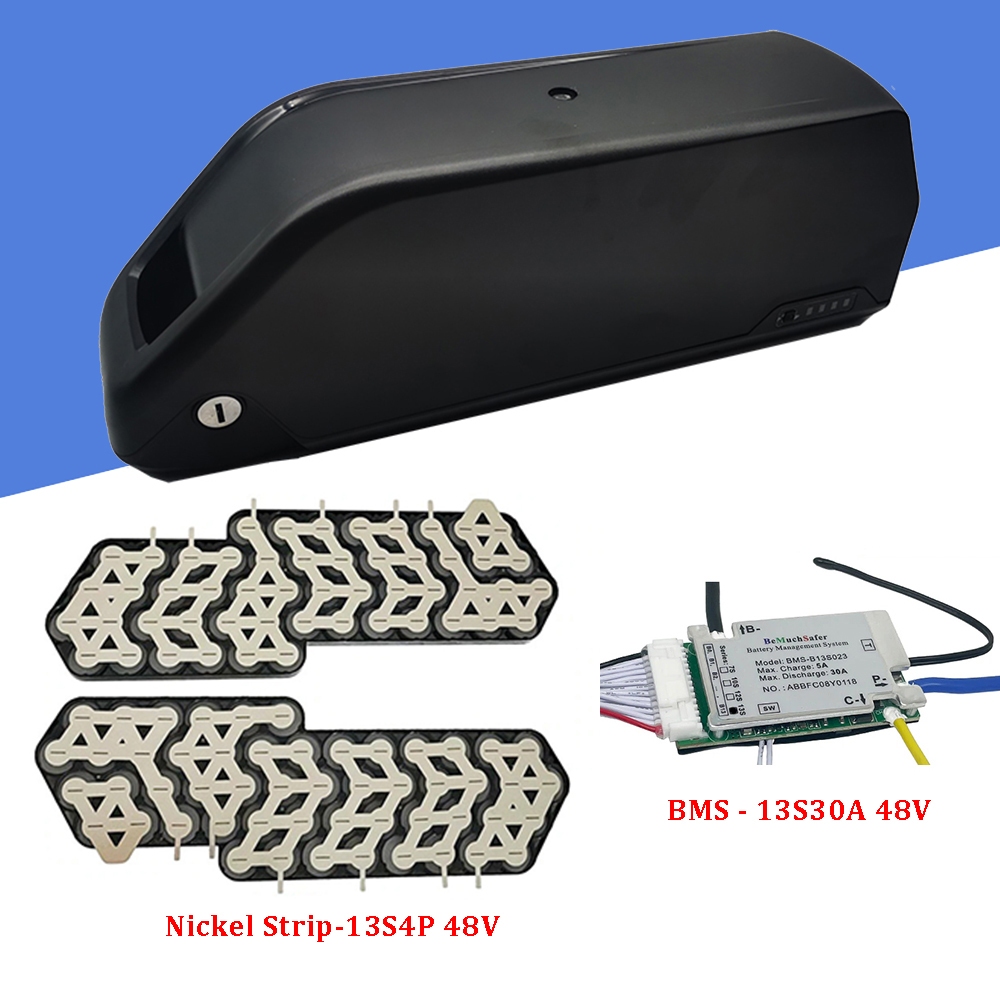 Ebike 電池盒 Polly DP-2170-5C 電動自行車電池盒,帶電池座,可容納 52 塊 21700 鋰離子電