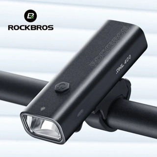 ROCKBROS 自行車前燈 USB 可充電 LED 燈頭燈適用於 Brompton JAVA 折疊自行車 MTB 公路