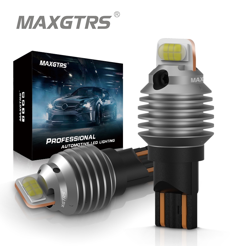 Maxgtrs 2x 2000LM T15 LED 燈泡 Canbus W16W 無恐怖 3570S 912 921 汽