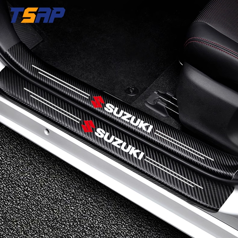 SUZUKI 9 件/套車門側踏板條防刮保護貼適用於鈴木 Swift SX4 Jimny Ignis Alto Samu