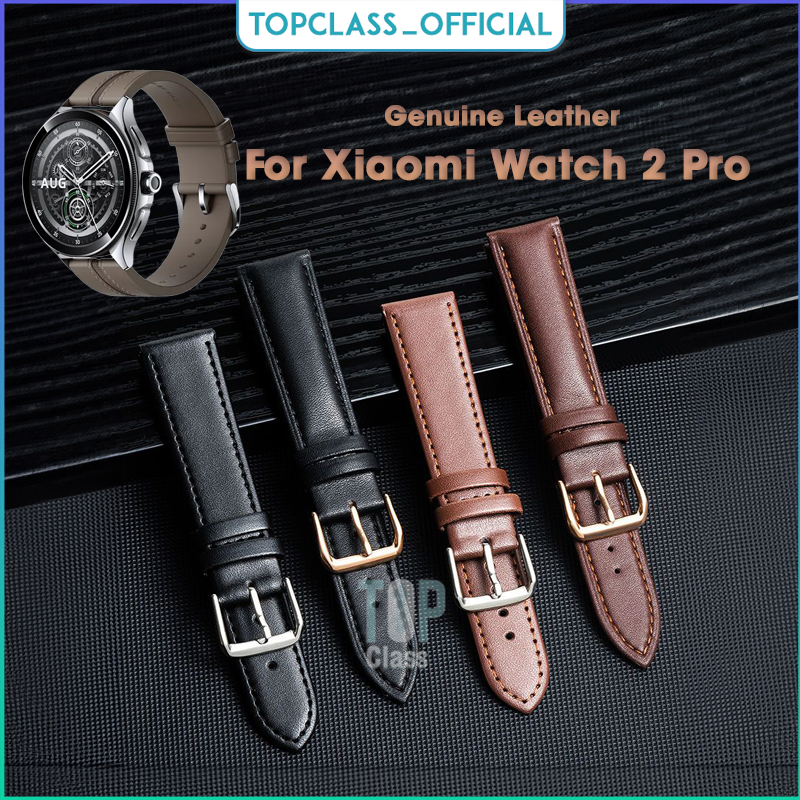 XIAOMI 適用於小米 Watch 2 Pro 智能手錶的真皮替換錶帶