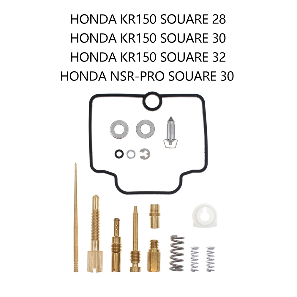 HONDA 摩托車化油器維修套件適用於 KR150 SQUARE 28 30 32 NSR-PRO SQUARE 32