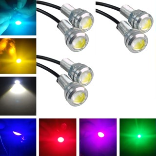 18mm 紅色白色藍色琥珀色黃色粉色紫色 DC 12V 24V 9W 卡車車鷹眼燈日間行車 DRL 倒車燈停車訊號 LE