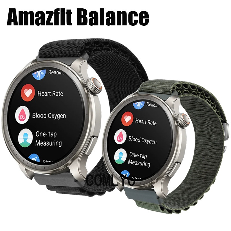 適用於 華米 Amazfit Balance 錶帶 高山尼龍 柔軟 運動 男女款 替換腕帶