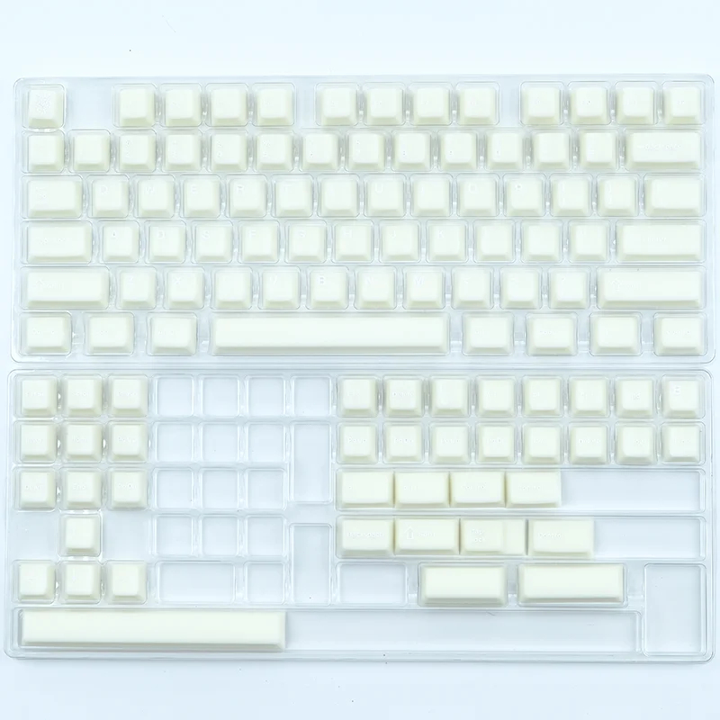 Gmk 白色大理石鍵帽 113Keys Ice 半透明 ABS 雙槍櫻桃型材適用於 OEM mx Switch 機械鍵盤