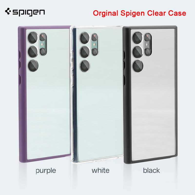 SAMSUNG Spigen Ultra Hybrid 透明保護殼全保護硬質防震保護殼適用於三星 Galaxy S22/