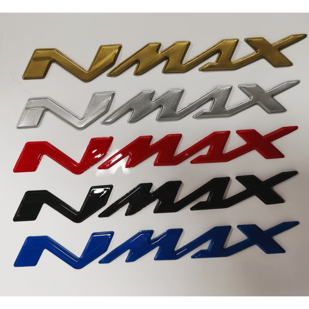 山葉 1 對三維 NMAX 標誌裝飾高品質貼紙適用於 YAMAHA NMAX 125 155 摩托車標誌