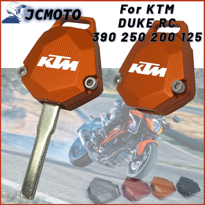 適用於 KTM DUKE 390 125 200 250 1190 1290 RC390 摩托車 CNC 鋁鑰匙殼外殼保