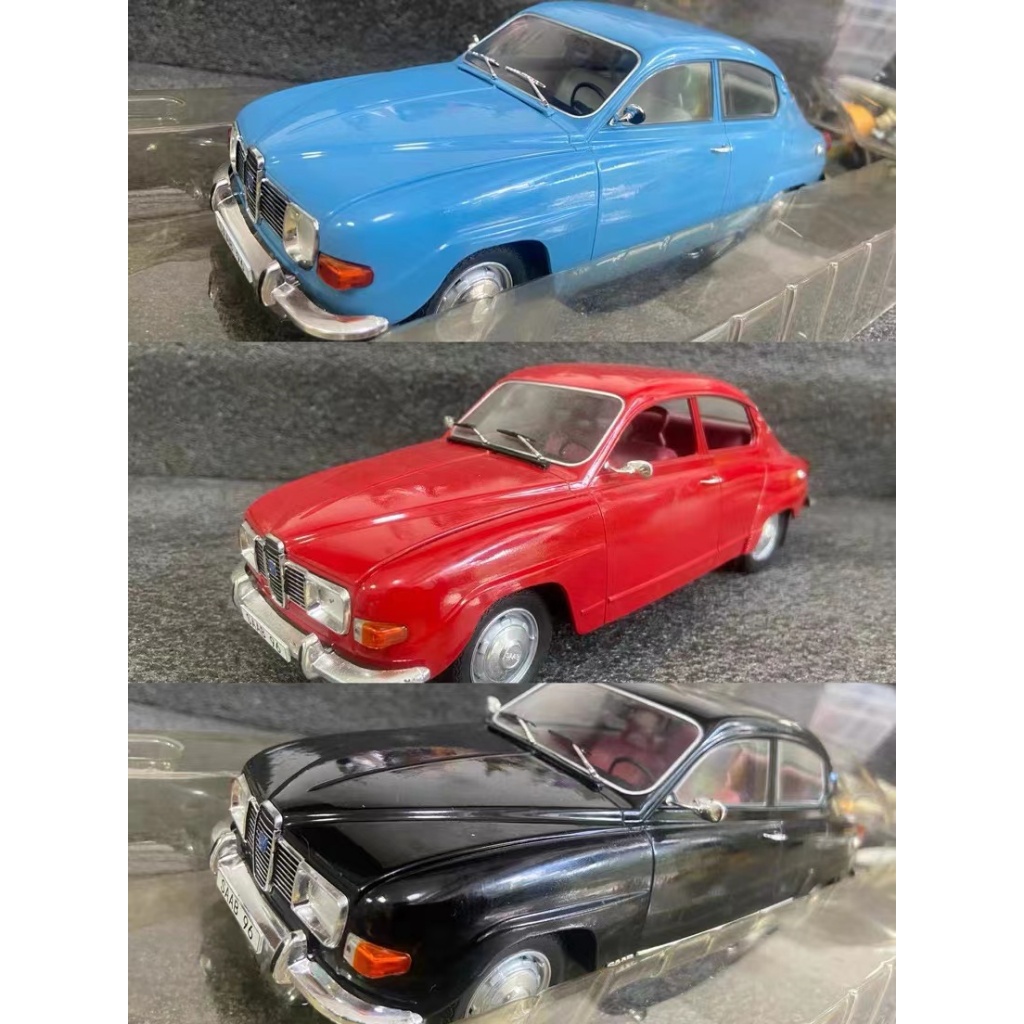 MCG  1/18 薩博 SAAB 96 V4  合金汽車模型 合金 不開門